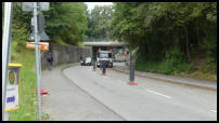 18.08.2020 - Der Verkehr fließt nun wieder aud der rechten Fahrbahnseite
