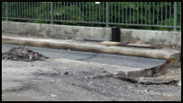 04.07.2020 - Die Brücke wird neu abgedichtet.