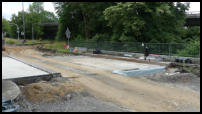 09.07.2020 - Die Brücke wird neu abgedichtet.