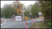 16.10.2020 - Die Fahrbahnmarkierungen wurden aufgetragen.