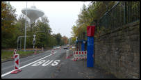 16.10.2020 - An der  Haltestelle wurde das Wartehäuschen wieder aufgebaut.