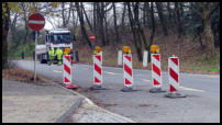 26.11.2020 - Die Markierungen der Umleitungen wird nun zurückgebaut.
