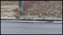 24.10.2020 - Der Gussasphalt wurde hier bereits  eingebaut.
