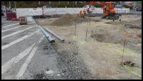 08.09.2020 - Weitere Markierungsstäbe wurden gesetzt.