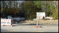 07.11.2020 - Die Fahrbahndecke wurde geschlossen.