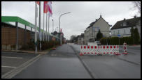 13.11.2020 - Obere Lichtenplatzer Str. - Der Verkehr fließt nun wieder auf der rechten Seite.