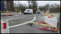 24.11.2020 - Obere Lichtenplatzer Str. - Die Markierungen werden aufgetragen.