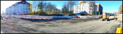 28.11.2020 - Schliemannweg - Ecke Heinz-Fangmann-Str. -  Die Kreuzung ist nun komplett ausgekoffert .