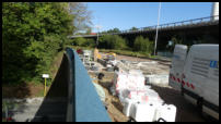 10.09.2020 - Die Brücke wird nun neu abgedichtet.