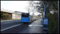 13.11.2020 - Die Haltestelle Lichtscheid Wasserturm ist ab heute wieder in Betrieb.