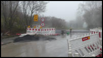 01.12.2020 - Der Asphalt wurde hier abgeladen und per Radlader zum Asphaltleger gebracht.