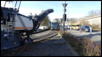 13.11.2020 - Die Zufahrt zum Schliemannweg ist nun gesperrt.