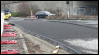 03.12.2020 - Hier wurde bereits der erste Teil Gussasphalt heute eingebaut.