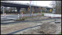 20.11.2020 - Die neuen Bordsteine  wurden eingebaut.