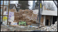12.03.2021 - Blick auf die alte Felsenwand