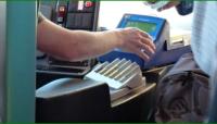 Kasse im Linienbus