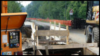 12.07.2018 - Zugang Deutscher Ring - Auf der Trasse der Gasleitung entsteht ein Fugngerweg.