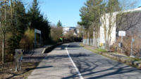 Blick zurck zum Hp. Wuppertal-Ostersbaum.