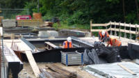 30.06.16 - Die Brcke ist nun eingebaut.