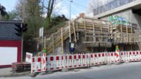 02.04.17 - An der Ostseite wurde die Verschlung aufgebaut.