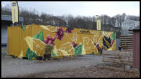 27.02.2021 - Bhf Mirke - Noch ein bemalter Container.
