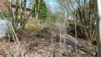 18.04.13 - Gildenstrae. Hier kann man die Strecke nur noch erahnen. Blick in Richtung Brcke Hildburgstrae