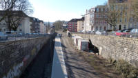 12.02.2014 - Blick von der Brcke Zeizigstrae Richtung Westen