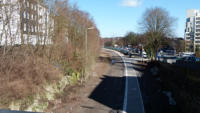 12.02.2014 - Blick von der Brcke Zeizigstrae Richtung Osten