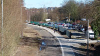 12.02.2014 - Blick von der Brcke Zeizigstrae Richtung Osten