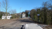 12.02.2014 - Ausbauende kurz vor der Brcke Westkotterstrae