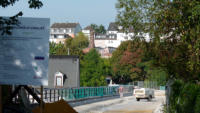 wo wir das Viadukt Bartholomusstrae erreichen. Auch hier wird noch gebaut.