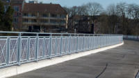 Die neuen Gelnder auf dem Kuhler Viadukt ( Viadukt Steinweg )