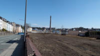 07.04.2013 - wir befinden uns an der Str. Am Diek. Hier stand frher ein Stellwerk