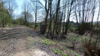18.04.13 - wenige Minuten spter - links die Strecke nach Nchstebreck, rechts geht es nach Gevelsberg