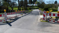 15.04.15 - Der Ex Bahnbergang ist nun fertig umgebaut.