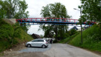 29.05.15 - Heute wurde die Brcke offizell erffnet. Blick zum Brckenkopf West