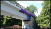 13.07.2020 - Die Brücke bekommt nun ihren unverwechselbaren Charakter. Blick Ri Westen.
