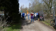 08.04.2018 - Lange Warteschlangen am Abfahrtspunkt.