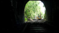 25.05.2018 - Blick aus dem Tunnel.