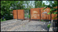 07.06.2018 - Am Nachmittag sollte diese Absperrung fallen.