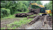 13.06.2018 - 10:51 - Die Schienen wurden umgelagert.