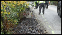 06.11.2019 - Markierung der restlichen Meter.