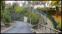 14.11.2019 - Zugang Dahler Straße - Alles mit Bauzäune abgesperrt.