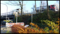 04.12.2019 - Brücle Langobardenstraße - Blick von der Langobardenstraße.