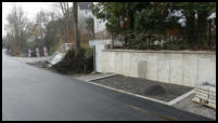 05.12.2019 - Zugang Gildenstraße - Der Stromzählerschrank wurde eingebaut und ein neuer Rastplatz entsteht.