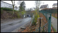 06.12.2019 - Blick auf demn neuen Zaun.