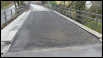 12.12.2019 - Brücke Gildenstraße - Der Gussasphalt ist fertig eingebaut.