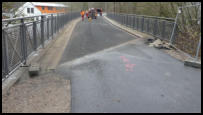 12.12.2019 -  Brücke Dahler Straße - An der Brücke Dahler Straße liegt er auch schon.