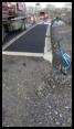 17.12.2019 - Brücke Langobardenstraße - Der Gussasphalt wurde hier bereits eingebaut.